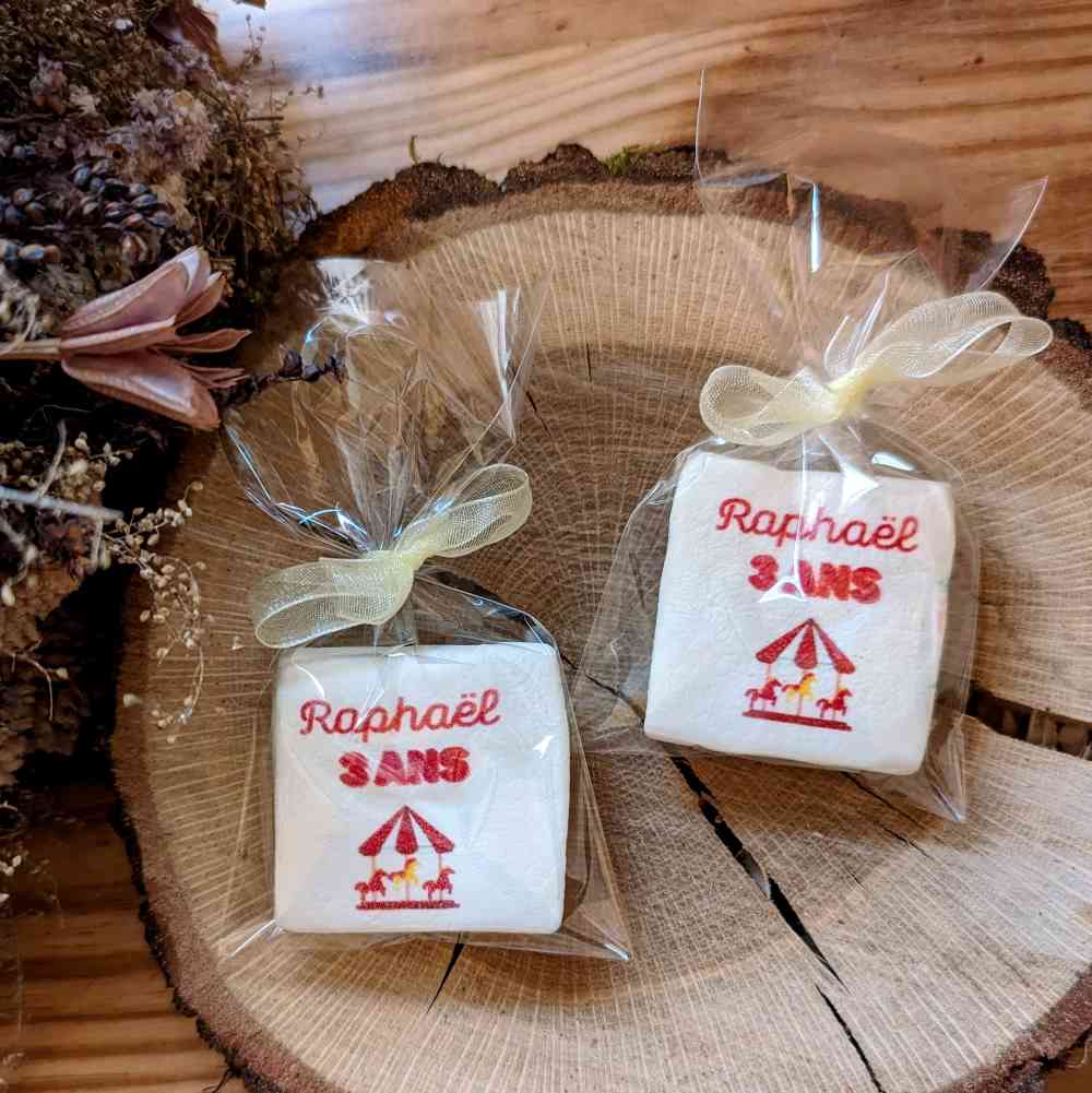 Guimauves personnalisées pour mariage