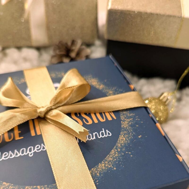 Cadeau de Noël original : coffret personnalisé