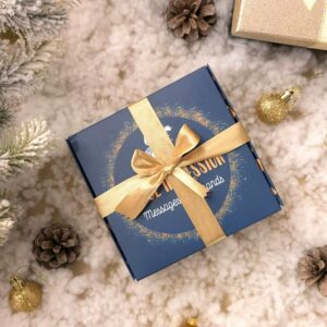 Coffret de Noël personnalisé avec message