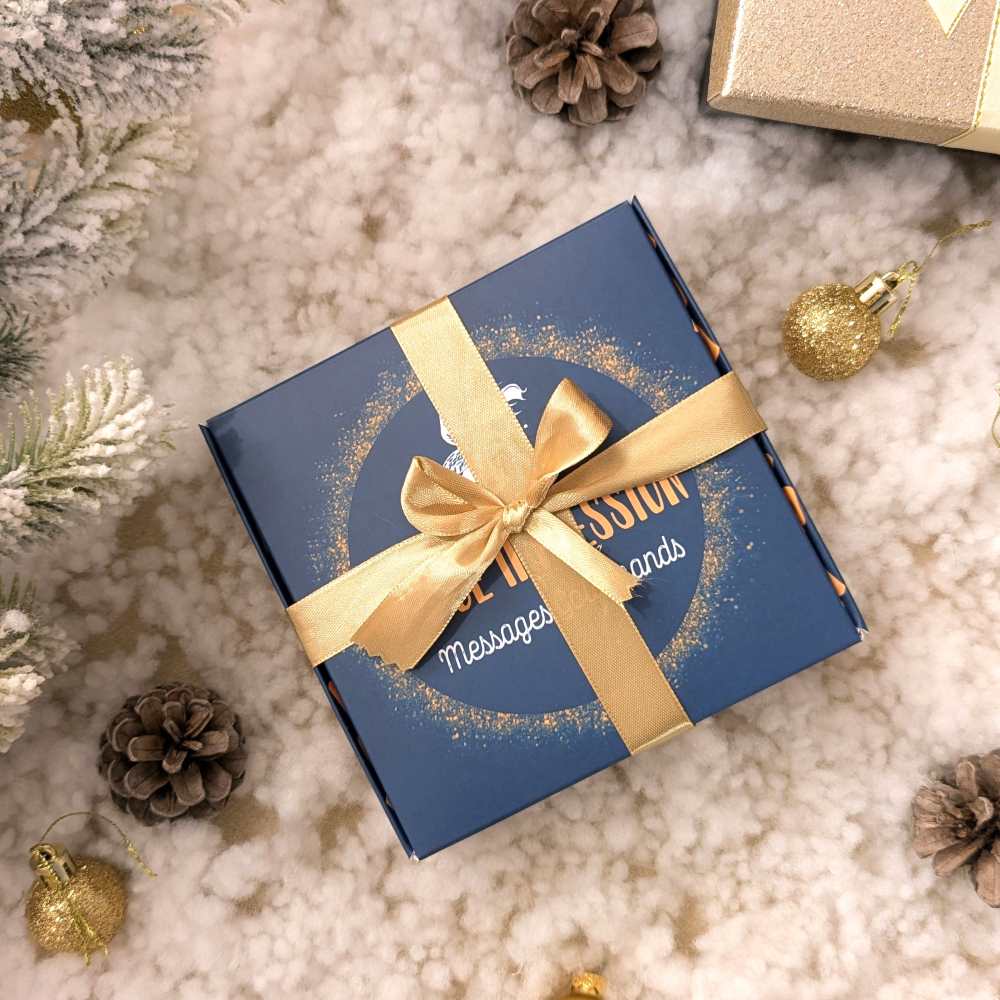 Coffret de Noël personnalisé avec message