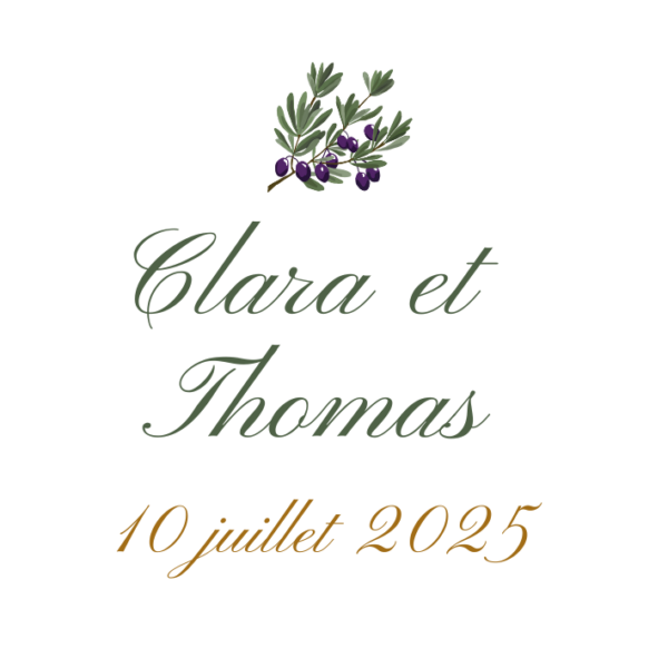 cadeau invité personnalisé theme provence