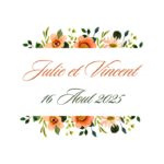 cadeau invité personnalisés pour le theme floral