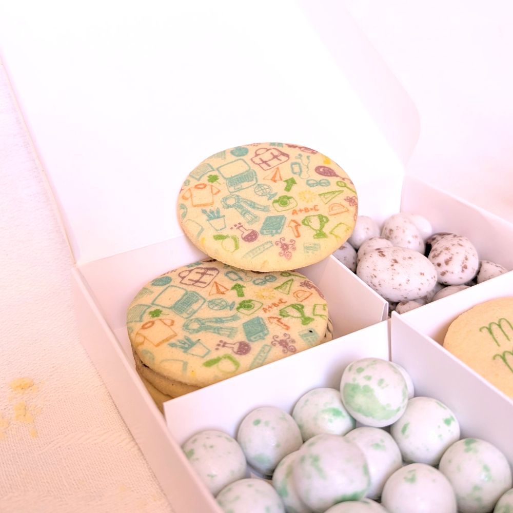 Amandes caramélisées cacao coco pour coffret cadeau maîtresse original