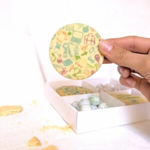 Biscuit merci maîtresse personnalisé avec prénom pour cadeau unique