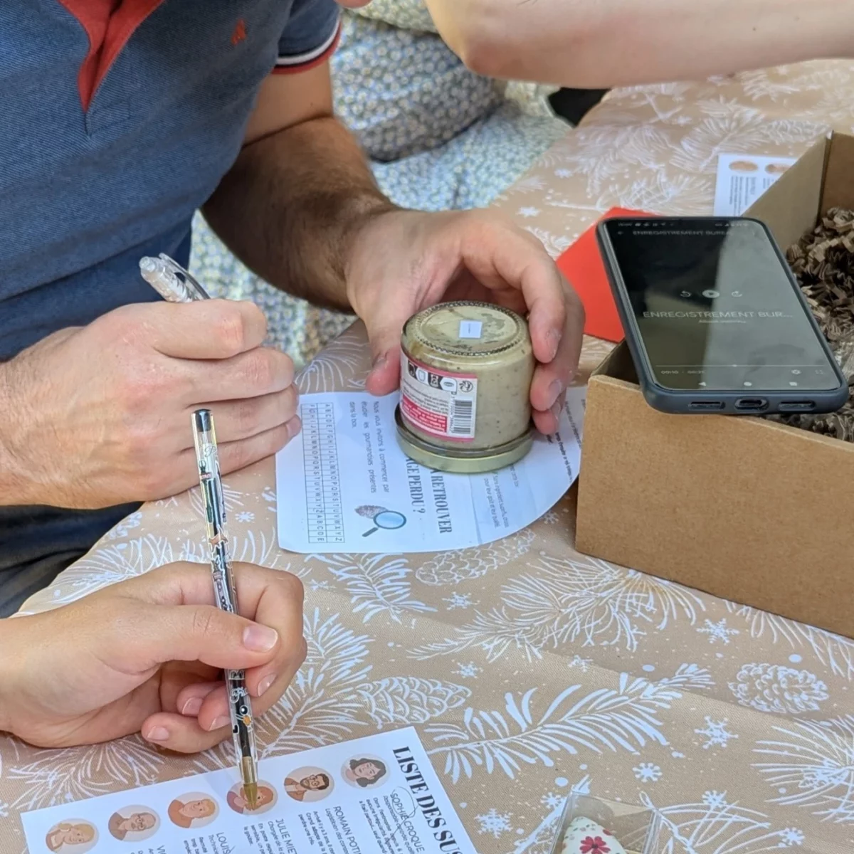 Un enquete policière à mener tout en gourmandise, kit à jouer à la maison